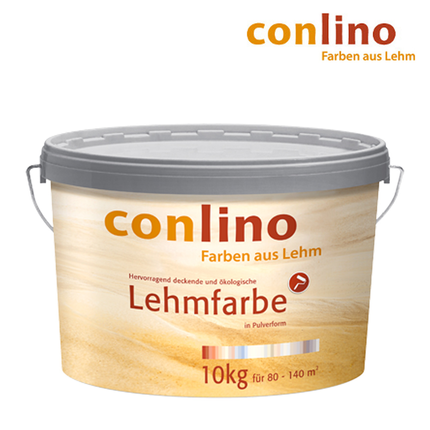 conlino | Lehmfarbe 10kg | Lehmweiß oder Edelweiß-image